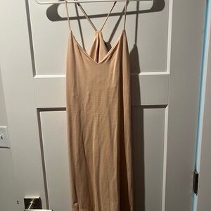 Zara Beige Strappy Dress